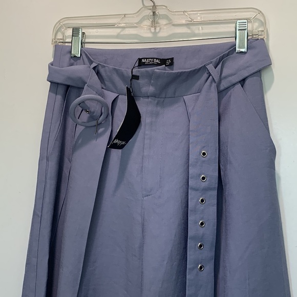 Nasty gal collection paper bag pants size 6 - Picture 4 of 13